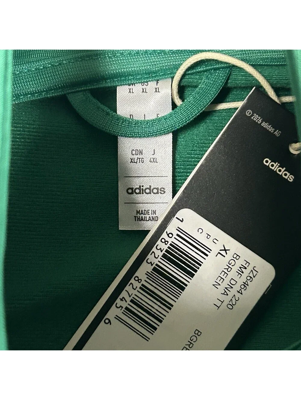 AUTHENTIC Adidas Mexico Fifa World Cup DNA Track Jacket Green NEW Size XL